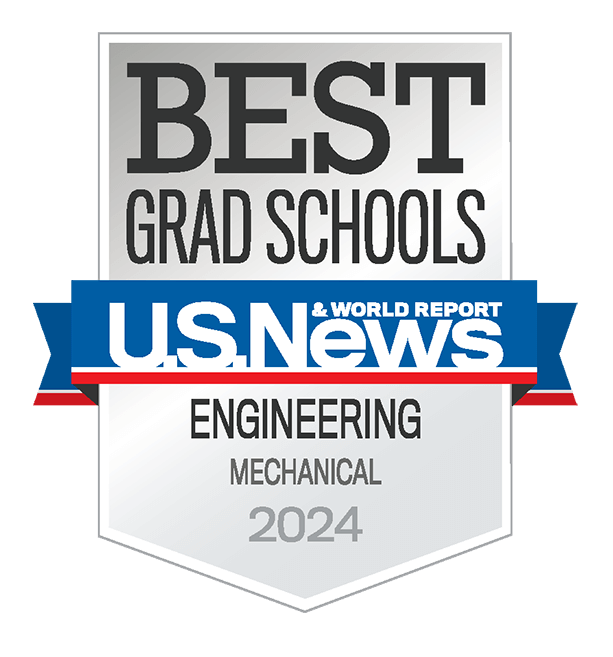 U.S. News & World Report Best Grad Schools Mechanical Engineering Badge